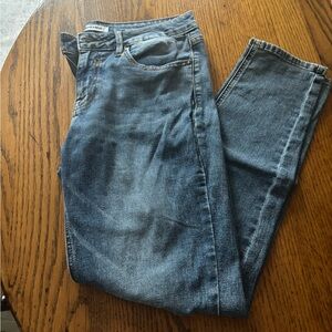 Vigoss Womens Classic Blue Straight Jeans